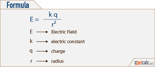 electric field strength formula