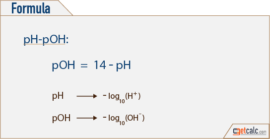 Ph Poh Calculator