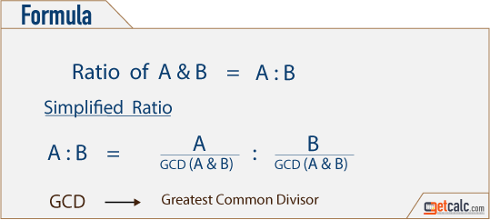 Ratio between 2 or more numbers