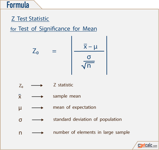 statistics z score calculator