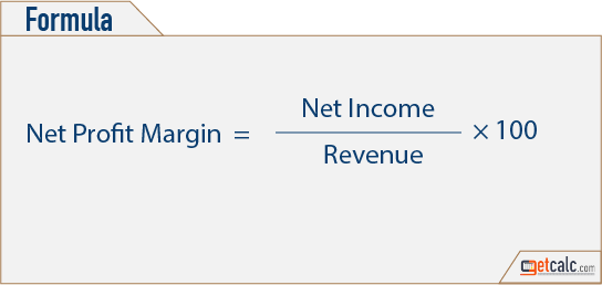 net profit margin formula